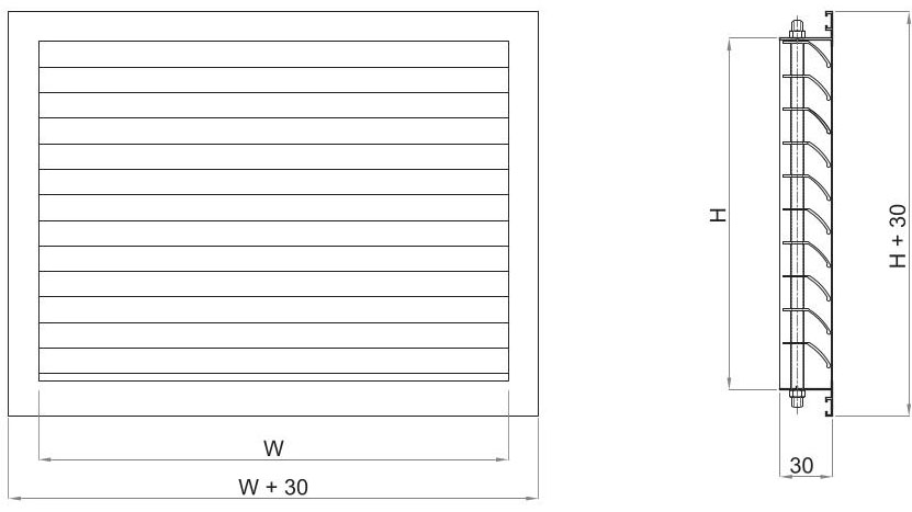 Bảng vẽ miệng gió lá sách trong nhà MHS