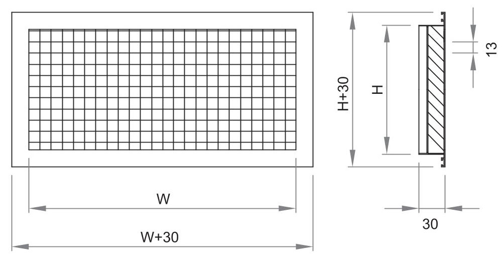 Bảng vẽ miệng gió sọt trứng cánh nghiêng Bảng vẽ miệng gió sọt trứng cánh nghiêng