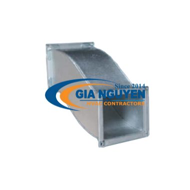 ống gió lượn bo góc hình chữ nhật