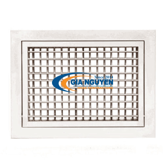 Miệng gió 2 lớp cánh khung rời