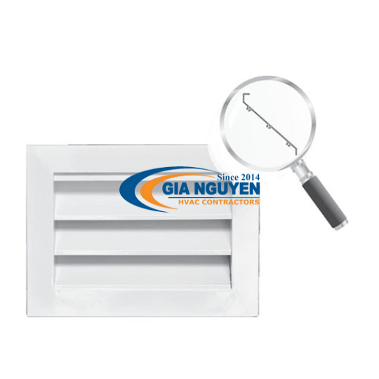 Miệng gió lá sách chắn mưa MSA