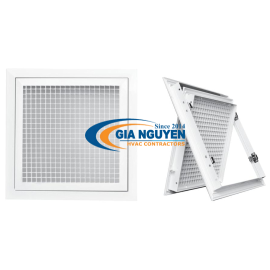 Miệng gió sọt trứng cánh thẳng khung rời