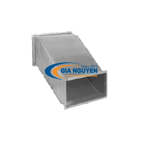 ống gió lệch giảm hình chữ nhật