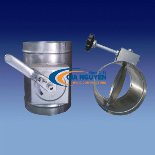 Van Chỉnh Lưu Lượng Gió Tròn Tay Gạt (VCD tròn)