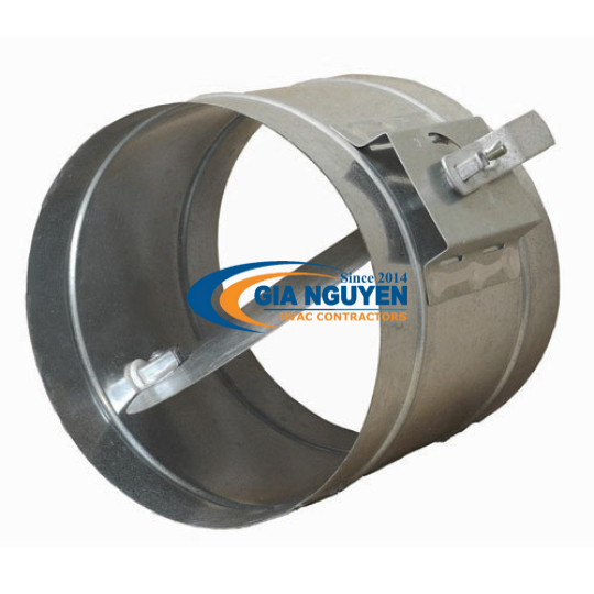Van Gió Tròn Bánh Tay Vít Round Volume Controll Damper