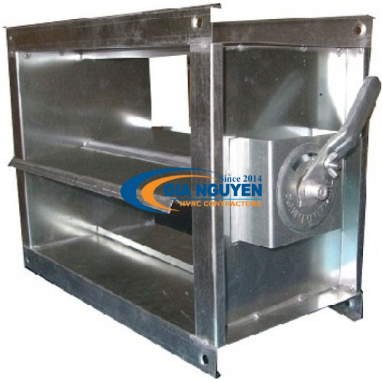 Van Chỉnh Lưu Lượng Gió Vuông tay gạt (VCD Vuông tay gạt)